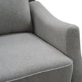 thumbnail image 5 of Calvin Fabric Pushback Reclining Armchair, 5 of 10
