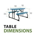 thumbnail image 2 of Lifetime Children's Picnic Table (Assorted Colors), 2 of 8