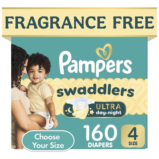 Pampers Swaddlers Ultra Diapers, Sizes Newborn-8