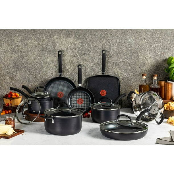 T-fal Ultimate 14-Piece Hard Anodized Nonstick Cookware Set