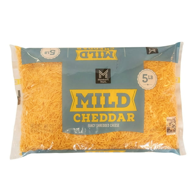 Member's Mark Mild Cheddar Fancy Shredded Cheese 5 lbs.