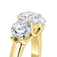 thumbnail image 4 of 0.96 CT. T.W. Round Cut 3-Stone Diamond Ring in 14K Gold, 4 of 7