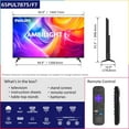 thumbnail image 4 of Philips 65" Class 7875 Series 4K UltraHD Ambilight Roku Smart TV, 4 of 19