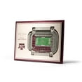 thumbnail image 1 of YouTheFan Texas A&M Aggies 17"x13" 3D 5 Layer Stadium View Wall Art, 1 of 5