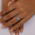 thumbnail image 5 of 0.50 CT. T.W. Round Cut Halo Diamond Ring & Band Set in 14K Gold, 5 of 6