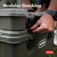 thumbnail image 7 of Keter Stack-n-Roll Organizer Portable Tool Box with Clear Lid, 7 of 17
