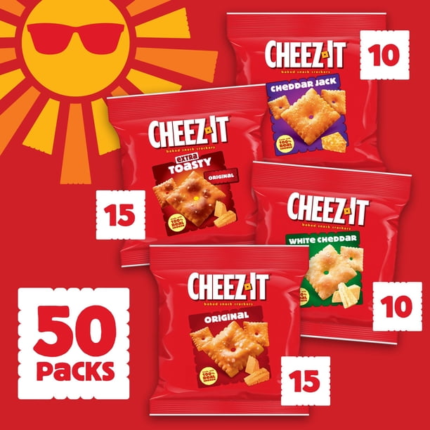 CXチャレンジ　AFTER PARTY うみ&しろは PR＋、PR2枚セット Cheez-It Crackers Summer Mix Variety Pack, 1 oz., 50 pk
