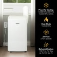 thumbnail image 3 of Whirlpool 14,000 BTU Portable Air Conditioner with 10,000 BTU Supplemental Heat, 3 of 26