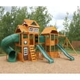 thumbnail image 1 of KidKraft Paramount Wooden Swing Set with Two Clubhouses, 1 of 10