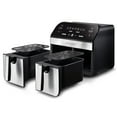 thumbnail image 6 of Gourmia 10-Quart Dual Basket Digital Air Fryer with Sync Finish and Sync Cook, 6 of 9