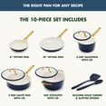 thumbnail image 3 of GreenPan Reserve 10-Piece Pro Ceramic Nonstick Cookware Set, 3 of 10