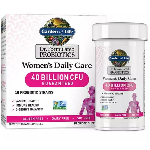 Garden of Life Dr. Formulated Women's Daily Care Probiotic Capsules, 60 ct.