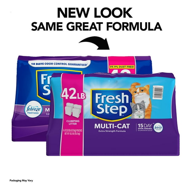 Fresh Step, Extra Strength Multi-Cat Scented Clumping Litter