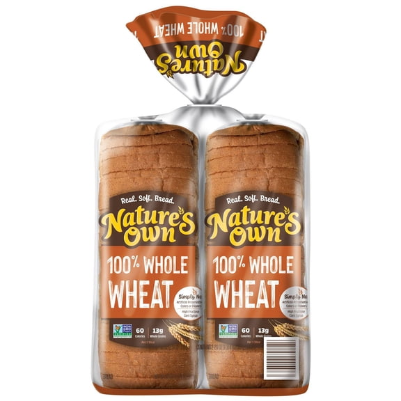 Nature's Own 100% Whole Wheat Bread 20 oz., 2 pk.