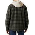 thumbnail image 3 of Lee Men's Sherpa Bonded Flannel Shacket, 3 of 9
