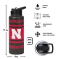 thumbnail image 4 of Logo Brands Nebraska Cornhuskers Tumbler Set, 4 of 5