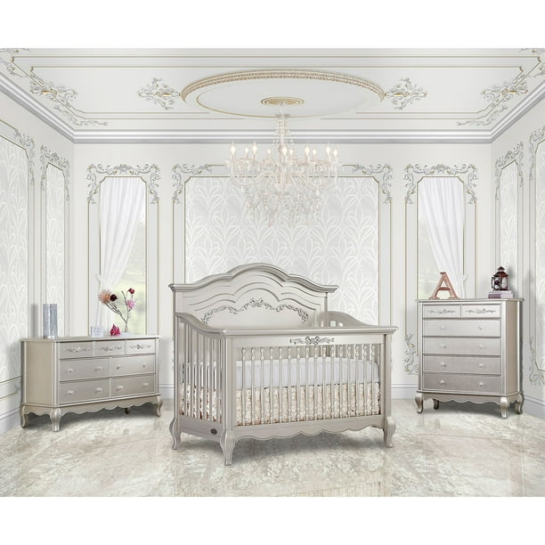 evolur aurora gold dust dresser Evolur + Aurora 7-Drawer Double Dresser