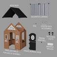 thumbnail image 11 of Backyard Discovery Mystic Cedar Wooden Kids Playhouse, 11 of 12