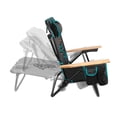 thumbnail image 6 of Logo Brands Coastal Carolina Chanticleers Reclining Beach Chair, 6 of 7