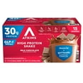 thumbnail image 1 of Atkins 30g High Protein Shake, Milk Chocolate, 11 fl. oz., 15 pk., 1 of 4