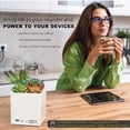 thumbnail image 4 of Tech Squared Power Bloom Charging Decorative Plant with Built-in retractable USB-C cable, 4 of 8