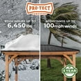thumbnail image 10 of Backyard Discovery Barrington Cedar Gazebo with Powerport, Choose Size, 10 of 11