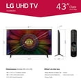 thumbnail image 2 of LG 43" Class UR8000 AUB series LED 4K UHD webOS 22 Smart w/ThinQ AI TV - 43UR8000AUA, 2 of 14