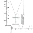 thumbnail image 7 of 0.20 CT. T.W. Round Cut Diamond Cross Pendant in 14K Gold, 7 of 9