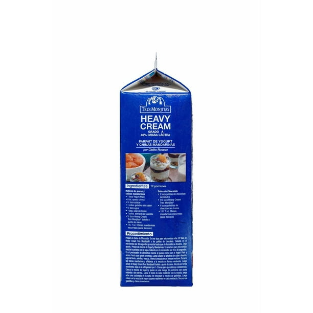 Tres Monjitas Heavy Cream Quart 32 oz. - Samsclub.com