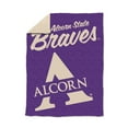 thumbnail image 1 of Logo Brands Alcorn State Braves Luxe Dreams Throw, 60" x 80", 1 of 6