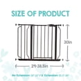thumbnail image 2 of Regalo Easy Step Black Safety Gate, 2 of 9