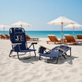 thumbnail image 2 of Logo Brands Jackson State Tigers Reclining Beach Chair, 2 of 6