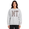 thumbnail image 1 of State of Mine Women's Camo Letters State Sweatshirt, 1 of 6