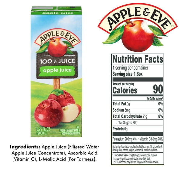 Apple Eve 100% Juice Variety Pack, 36 pk