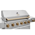 thumbnail image 5 of Gordon Ramsay Collections THOR Kitchen Outdoor Stainless Steel 6-Burner Gas Grill w/ Cover, 5 of 12