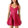 thumbnail image 4 of Betsey Johnson Women's Bubble Hem Mini Dress, 4 of 5