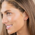 thumbnail image 6 of 0.23 CT. T.W. Round Cut Cluster Diamond Stud Earrings in 14K Gold, 6 of 6