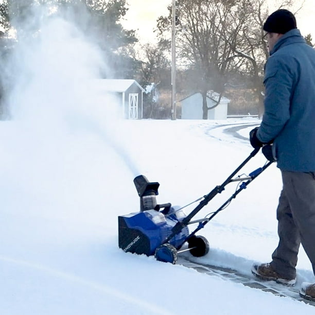 Snow Joe 18 Inch Wide 48V Cordless Snow Blower with Cover + (2