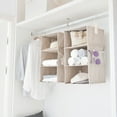 thumbnail image 3 of We Think Storage Set of 4 Attachable Three-Shelf Hanging Closet Organizers, Assorted Colors, 3 of 6