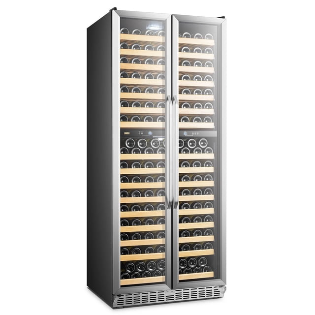 Lanbo 32 Inch Dual Door Dual Wine Cooler