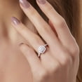 thumbnail image 4 of 0.50 CT. T.W. Halo Diamond Ring in 14K Gold, 4 of 4
