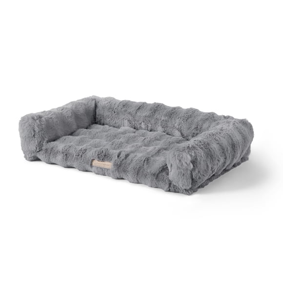 Bubble Faux Fur Furniture Protector 3-in-1 Pet Bed, Choose Color and Size