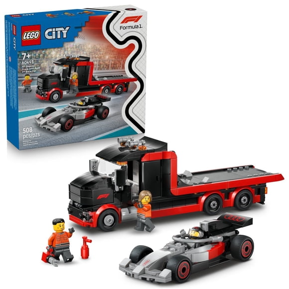 LEGO City F1 Display Truck with Audi F1 Race Car, 508 pc.