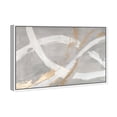 thumbnail image 1 of Spirals in Silver Minimal Canvas Print by Oliver Gal Prints, 1 of 4