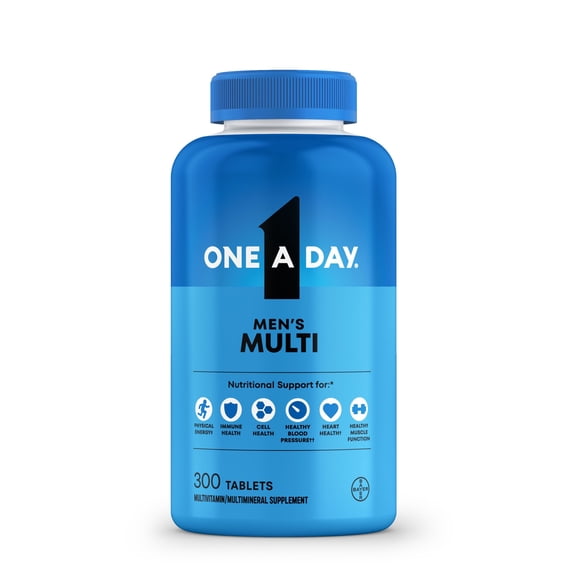 One A Day Men's Health Formula Multivitamin Tablets, 300 ct.