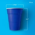 thumbnail image 2 of Member's Mark Heavy-Duty Blue Plastic Cups 18 oz., 240 ct., 2 of 6