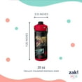 thumbnail image 5 of Zak Designs 20-oz. Stainless Steel Double Wall Beacon Straw Bottle for Kids, 2 pack, Choose Character, 5 of 7