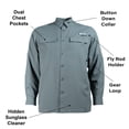thumbnail image 3 of Habit Men's Long Sleeve 50+ UPF Fishing Shirt, 3 of 8