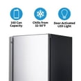 thumbnail image 3 of NewAir 24" Built-in 160-Can Outdoor Beverage Fridge, 3 of 9