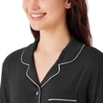 thumbnail image 4 of DreamMark Women's 2-Piece Short Sleeve and Short Notch Collar Pajama Set, 4 of 12